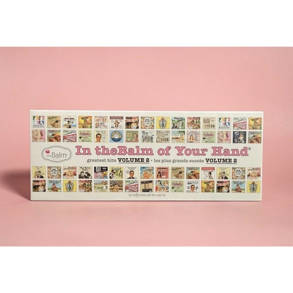THE BALM In theBalm of Your Hand Greatest Hits Volume 2 Palette NIB